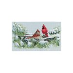 (image for) Winter Cardinals Counted Cross Stitch Kit